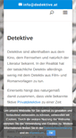 Mobile Screenshot of dedektive.at